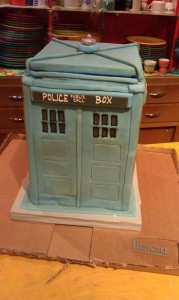 Tardis Wedding Cake because . . . why not?!