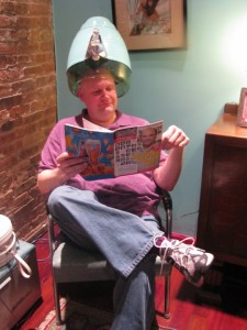 Posing at Catalyst Ranch in 2010