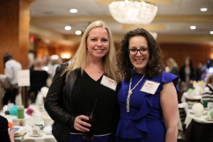 Alexandra Eidenberg & friend at an event