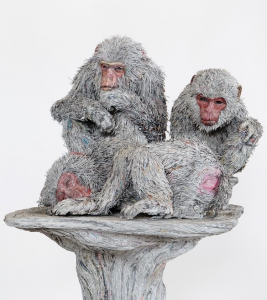 Chie Hitosuyama paper monkeys