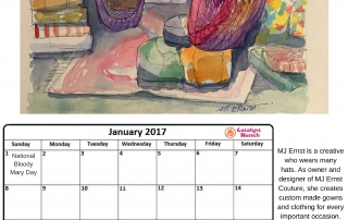 January Calendar page