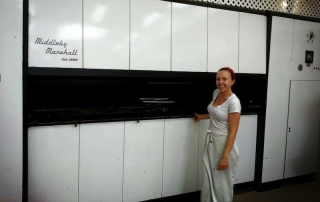 Kelly and oven