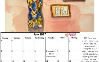 July Artist Calendar