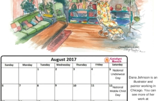 August Artist Calendar