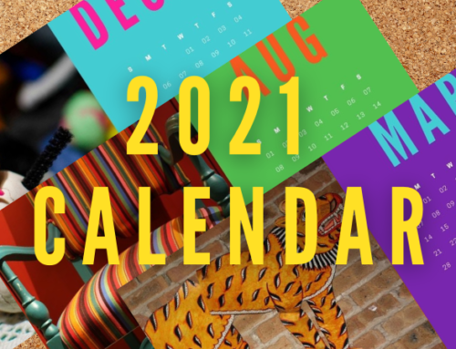 Our 2021 Wall Calendar for color and creativity inspiration!