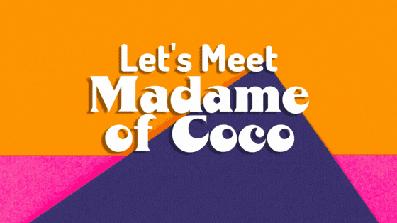 light blue-colored dessert pops in the background, with a portrait of Danielle Erby in a yellow circle frame