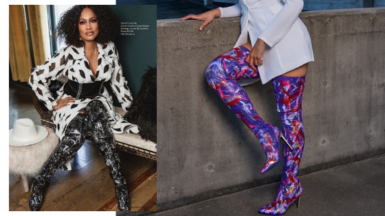 803life brand hand painted women's boots